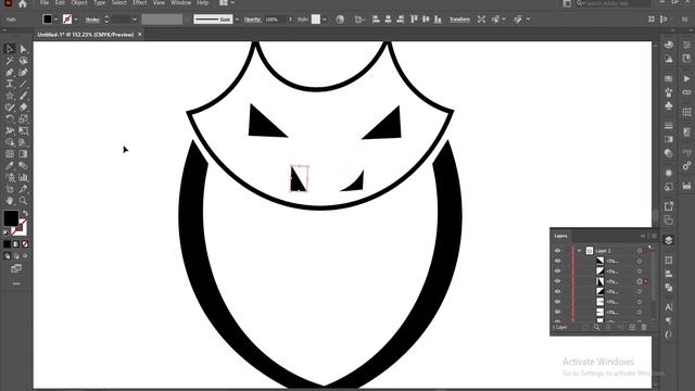 (2021)ADOBE ILLUSTRATOR- how to make a logo from sketch to mockup FOR BEGINNERS смотреть онлайн