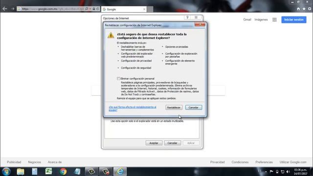 Restablecer configuración internet explorer. смотреть онлайн