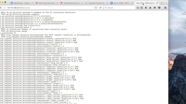 Demo: Routing Data from Docker to Prometheus Server via Fluentd смотреть онлайн