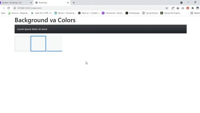 Bootstrap 41-dars. Borders смотреть онлайн