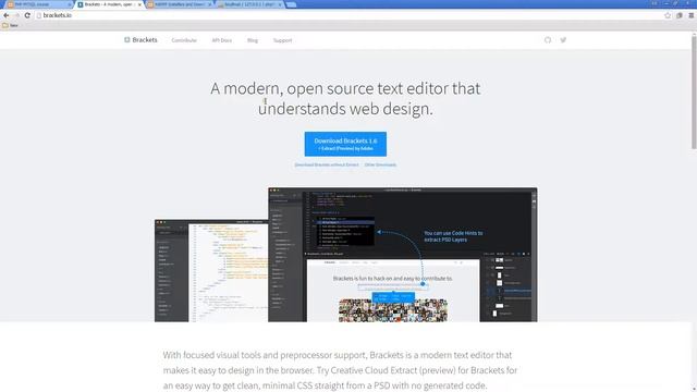 phpmyadmin Tutorial 01 - How to configure phpmyadmin Brackets web editor Free open source смотреть онлайн