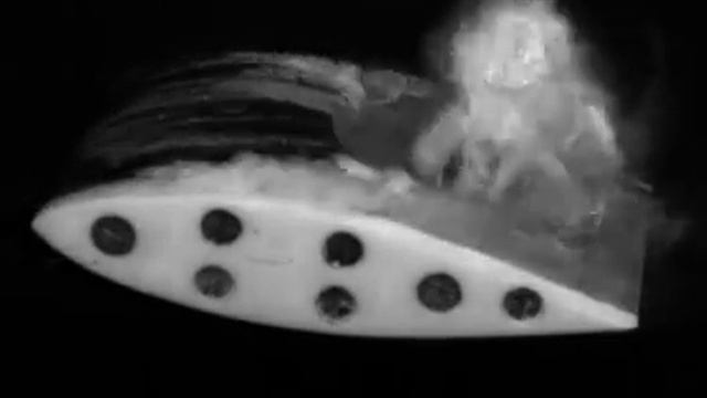 Визуализация кавитационного облака  Режим 31 Hz.