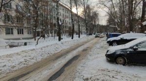 Снежные горы города Чайковский.