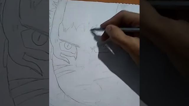 как нарисовать Наруто в режиме Бариона смотреть онлайн