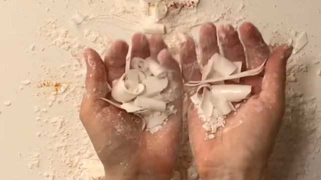 АСМР. Мыльные розы с крахмалом. Сухое мыло, хруст. Крахмал и мыло. смотреть онлайн