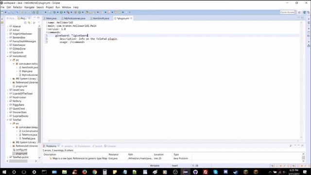 How to Make Bukkit Plugins #4: Input Commands | MINECRAFT ? смотреть онлайн