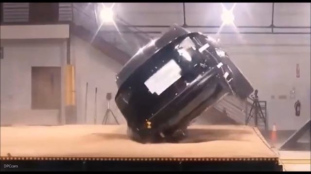 Tesla Model X Rollover Crash Test On Sand смотреть онлайн