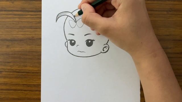 Baby drawing easy step by step || Easy drawing with pencil || Easy drawing ideas for beginners смотреть онлайн