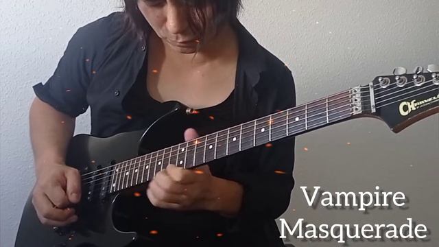 The Vampire Masquerade-Metal Guitar Cover | Waltz Music-Dark Vampire Music