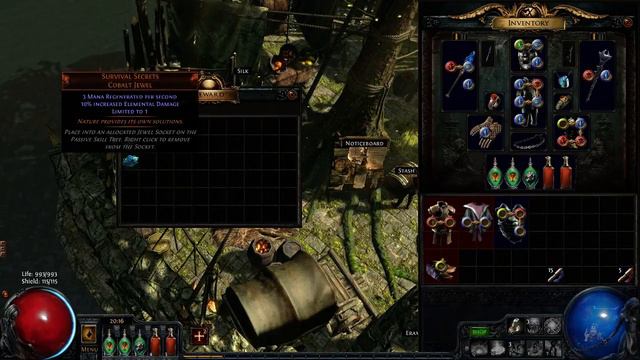 Path Of Exile:Closed Beta, 3 First Unique Jewel For Fellshrine quest reward смотреть онлайн