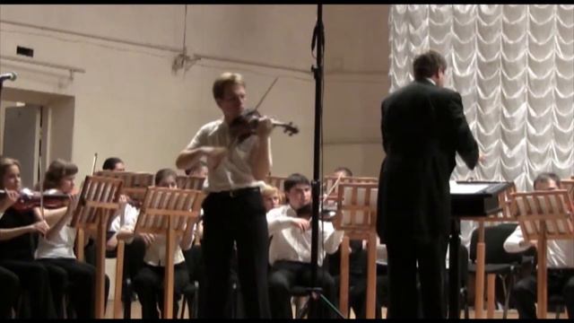 Артем Дзегановский, Брамс, концерт, 2 ч.