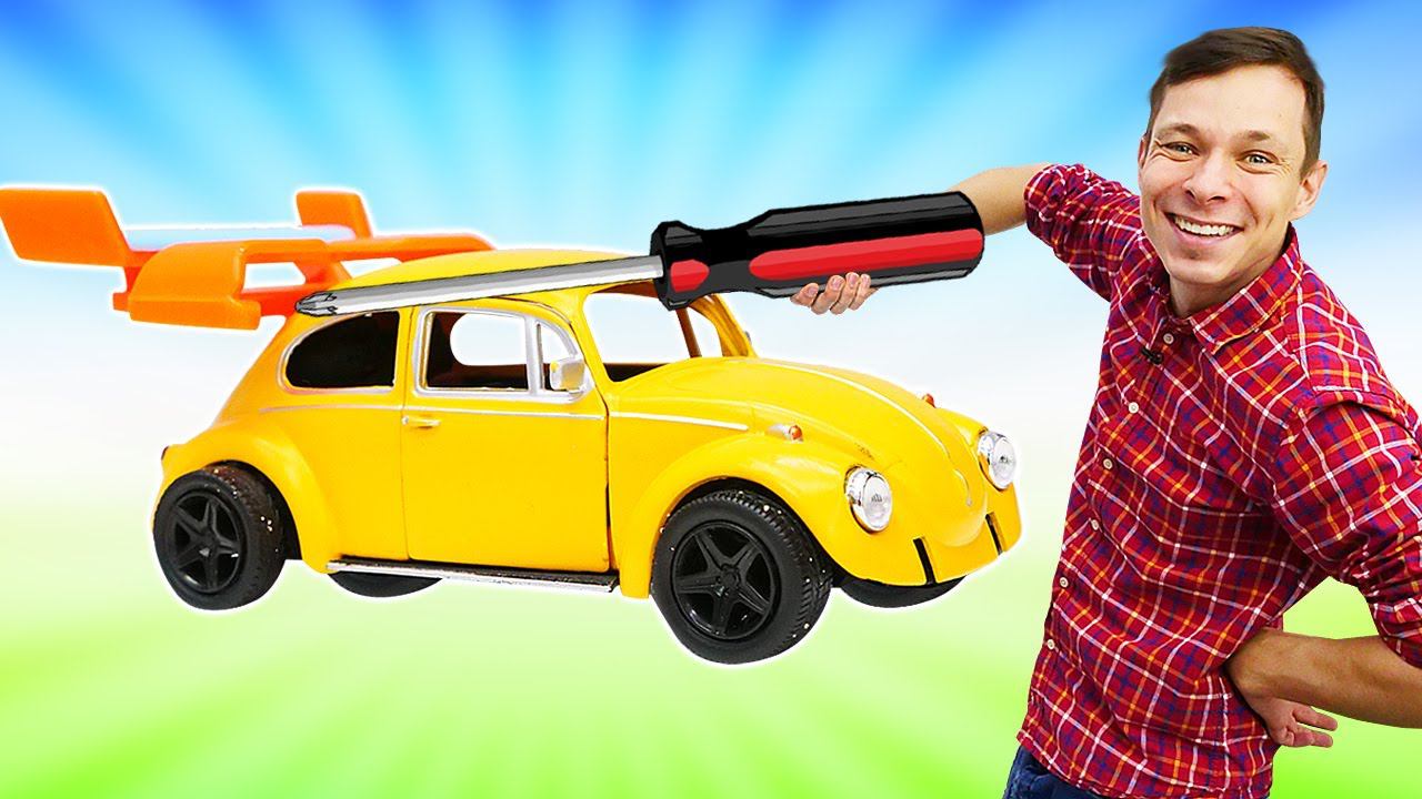 Видео про машинки и супергероев. Капитан Америка готовит машину к зиме! Игры в Автомастерскую смотреть онлайн