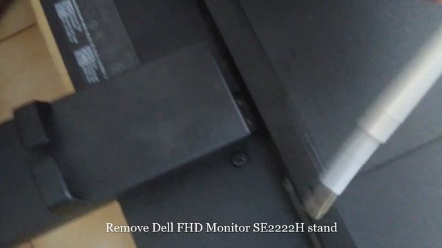 Removal of Dell FHD Monitor SE2222H Stand смотреть онлайн