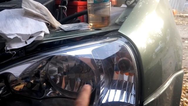 Как удалить застывший герметик с пластика. Фара Лада Калина. смотреть онлайн