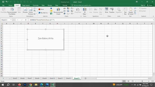 MS Excel Object Creation | How To Run PPT,Docs,Video File in Excel смотреть онлайн
