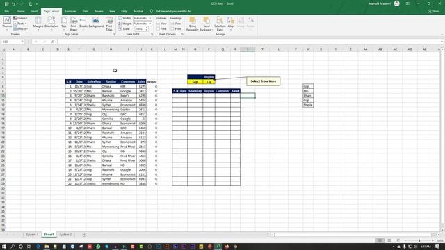 MS Excel 2016 Essential Course_A-Z Page and Print Setup Review_Part-37 смотреть онлайн