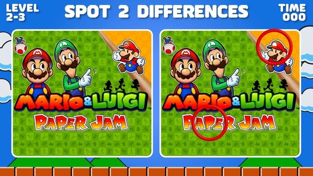 Can You SPOT THE DIFFERENCE? SUPER MARIO Find the Difference Quiz | Picture Puzzle Quiz смотреть онлайн