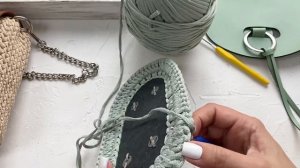 Сумка из шнура крючком Вояж