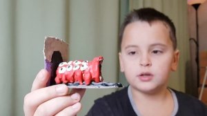 Амонг Ас из пластилина, Поезд-пожиратель, Крипер из Майнкрафт и др. монстры из пластилина (часть 5)