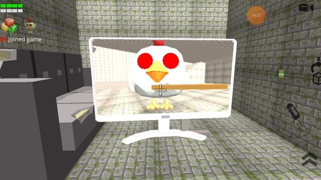 призываю Skary Chicken 666 в игре Chicken Gun