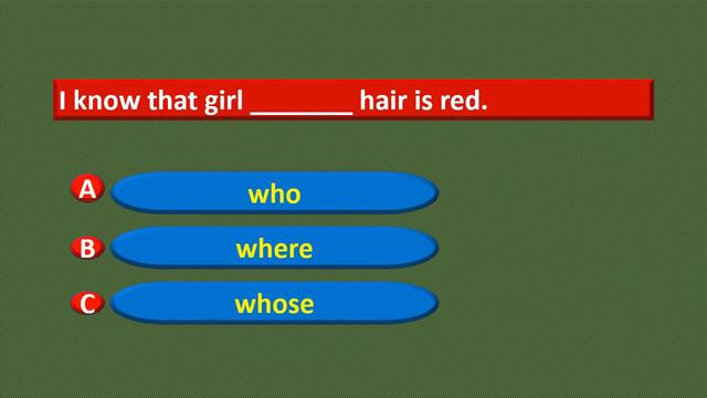 Choose The Correct Answer | Relative Clauses | English Quizzes |Tests | Exercises | Vocabulary