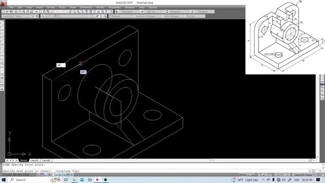 Isometric Drawing In AutoCAD||Isometric Drawing for Beginners||AutoCAD||#Engg.pathshala смотреть онлайн