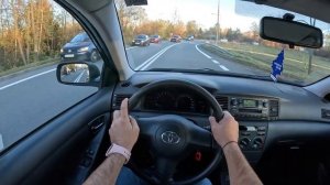 ТЕСТ ДРАЙВ 16 ЛЕТНЕЙ ТОЙОТА КОРОЛЛА 4(1.6 110 Л.С.) ОБЗОР/ВОЖДЕНИЕ ОТ ПЕРВОГО ЛИЦА