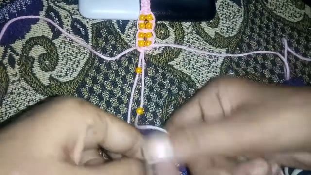 #handmadebreclet how to make beautiful perl and wool bracelet easily at home смотреть онлайн