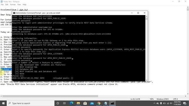 Oracle REST Data Services 20.3 | Installation 8K смотреть онлайн