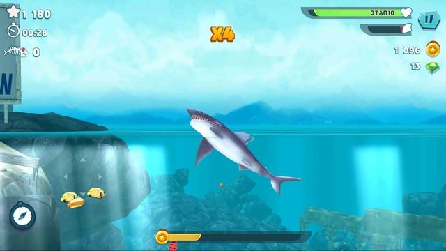 Hungry Shark Evolution #2 ТУТ БУДЕТ ПОСЛОЖНЕЕ ? смотреть онлайн