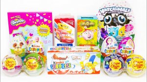 15 Киндер Сюрпризов ФИКСИКИ Маша и Медведь HATCHIMALS Хетчималс Симпсоны Шопкинс БАРБОСКИНЫ Кот Том