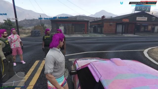 Je change la coiffure des joueurs (GTA 5 RP) смотреть онлайн