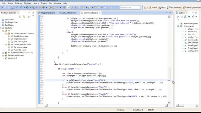 Let's Make a Bukkit Plugin, Episode #6 Potion Effects смотреть онлайн