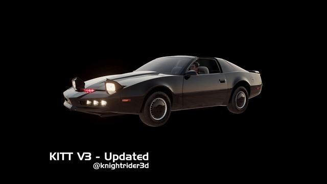 KITT Updated V3 - Knight Rider 3d смотреть онлайн