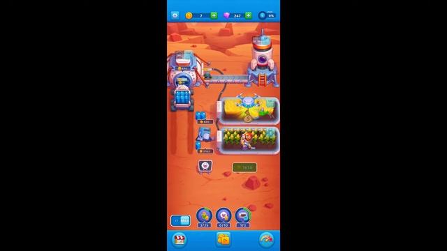 Idle Mars Colony: Clicker Farmer Tycoon Gameplay | Android Simulation Game смотреть онлайн