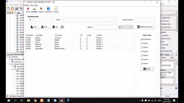 Library Management System - Java and MySQL with Source Code смотреть онлайн