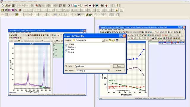 Converting Thermo Avantage Depth Profile Data in CasaXPS смотреть онлайн