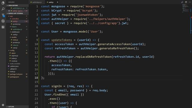 Авторизация (Access/Refresh Tokens). API на Node.js. Часть 6 смотреть онлайн