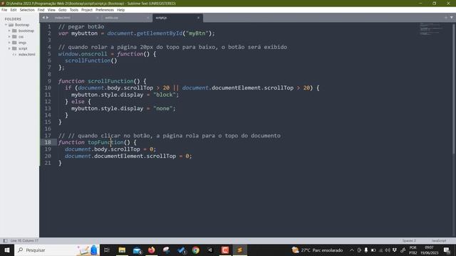 Botão de voltar ao topo com Scroll Top - Ícones com BootStrap e Font Awesome смотреть онлайн