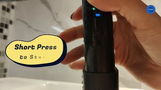 How to properly floss with ENPULY Waterflosserette?(black) смотреть онлайн