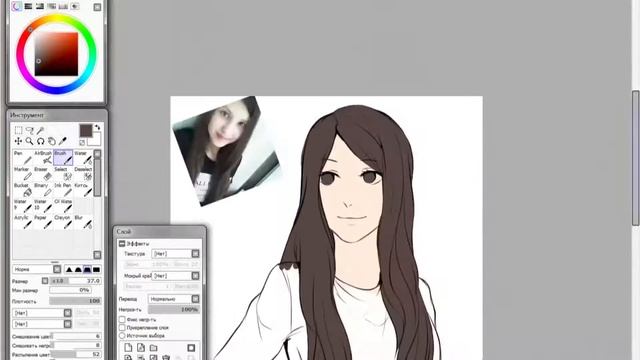 Drawatar.com как создаётся портрет в стиле Аниме (старая версия) смотреть онлайн