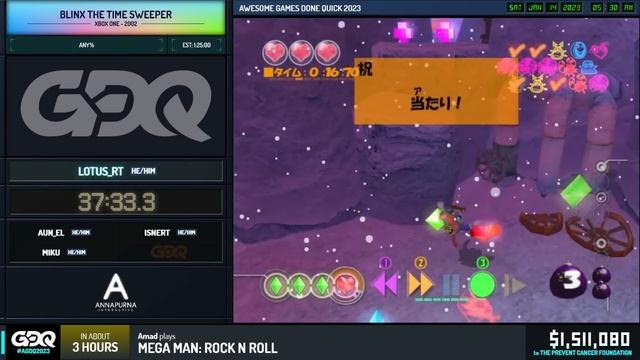 Blinx the Time Sweeper by Lotus_RT in 1:00:36 - Awesome Games Done Quick 2023 смотреть онлайн