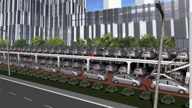 Проект двухэтажного открытого паркинга на 280 машиномест смотреть онлайн