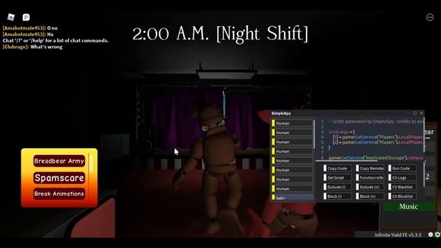 Fredbear's Mega Roleplay Script | Animatronic Hell GUI | V5.5 Out Now! смотреть онлайн