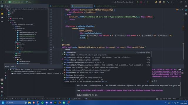 1.20 Minecraft Forge Modding Tutorial - Block Screens смотреть онлайн