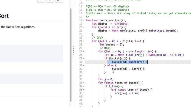 Radix Sort смотреть онлайн