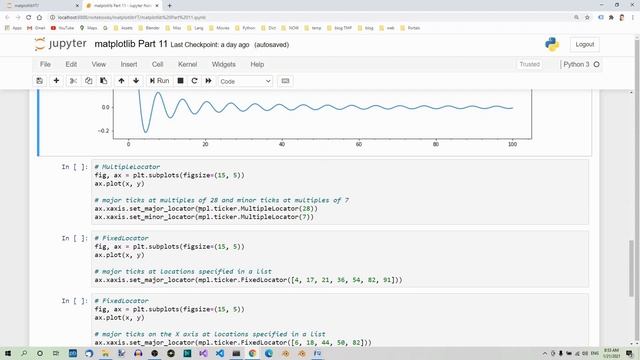 matplotlib Part 11 – Axis Ticks смотреть онлайн