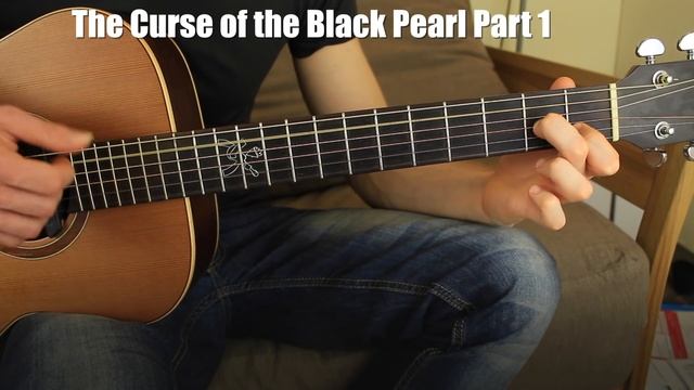 #1 Curse of the Black Pearl Guitar Lesson for Beginners (Pirates of the Caribbean) смотреть онлайн