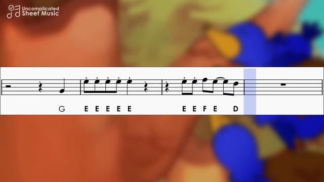 Three Little Birds | Sheet Music with Easy Notes for Recorder, Violin Beginners Tutorial Bob Marley смотреть онлайн