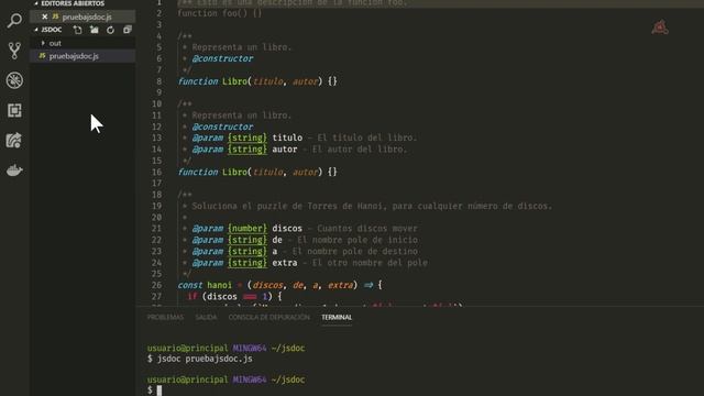 JavaScript "The Next Generation". Crear Documentación con JSDoc смотреть онлайн